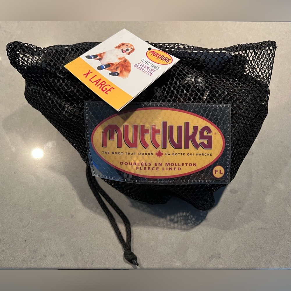 Muttluks XL Black Dog Boots